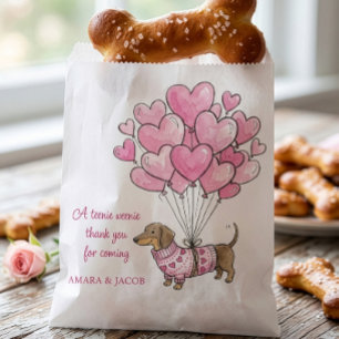 Kleine Kleine Danke Dackel Baby Mädchen Hündchen Geschenktütchen