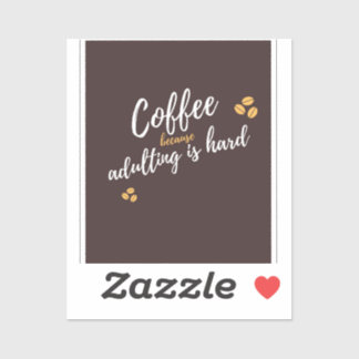 Kleine, kleine Sticker - Kaffee