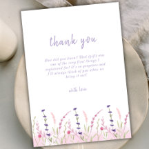 Kleine kleine Wildblume Garden Babydusche