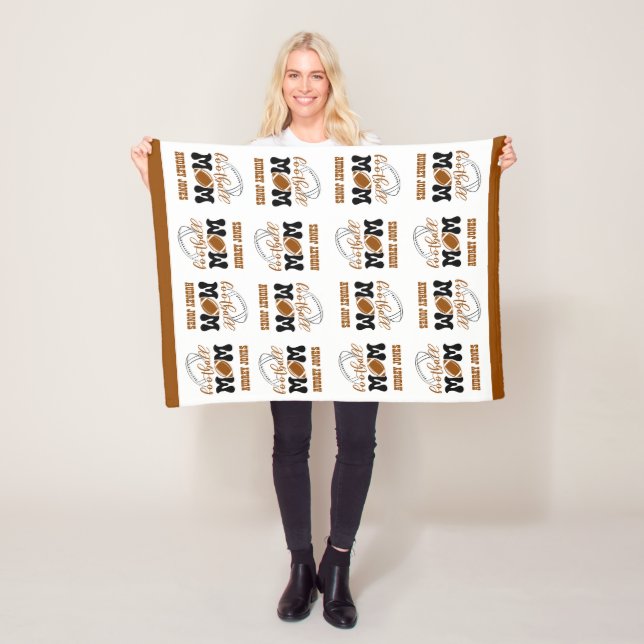 Kleine, knuddelige Mama Fleecedecke (Beispiel)