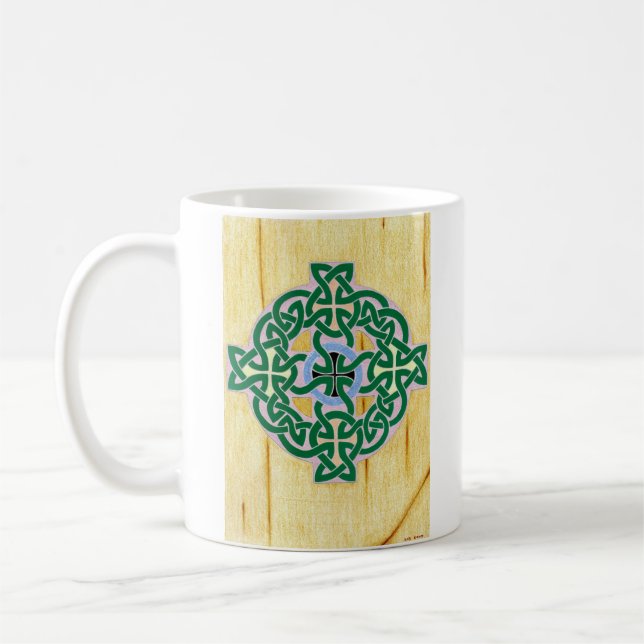 Kleine (kombinierte) Tasse des keltischen Kreuzes (Links)