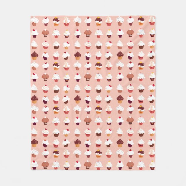 Kleine Kuchen Fleecedecke (Vorderseite)