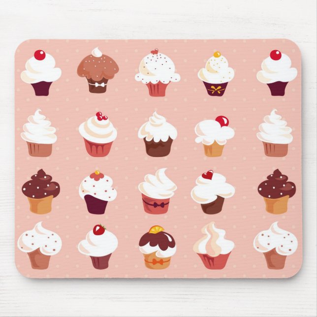 Kleine Kuchen Mousepad (Vorne)