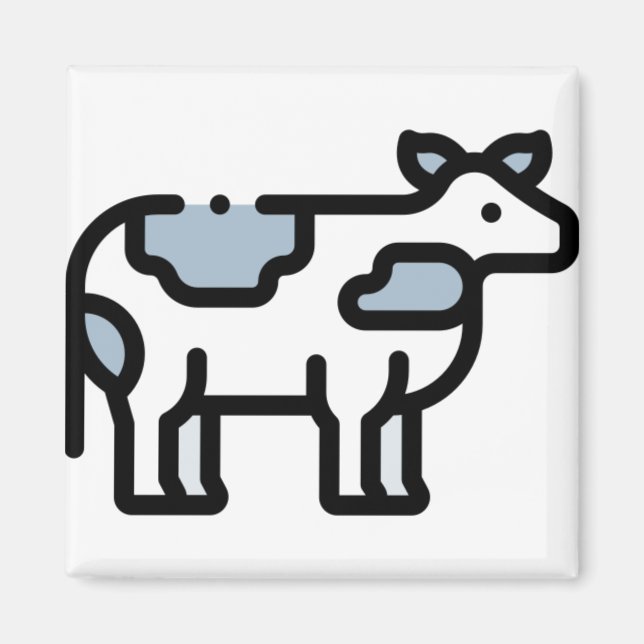 Kleine Kuh Magnet (Vorne)