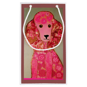 Kleine kundenspezifische Geschenk-Tasche mit rosa Geschenktüte