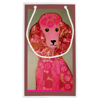 Kleine kundenspezifische Geschenk-Tasche mit rosa Geschenktüte