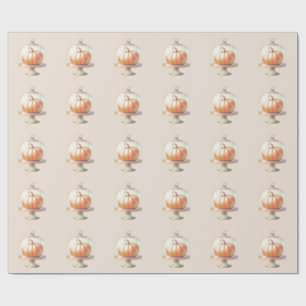 Kleine Kürbis-Baby-Party – Herbst Chic Geschenkpapier
