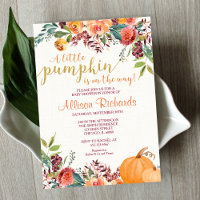 Kleine Kürbis-Herbst-Babyparty geschlechtsneutral
