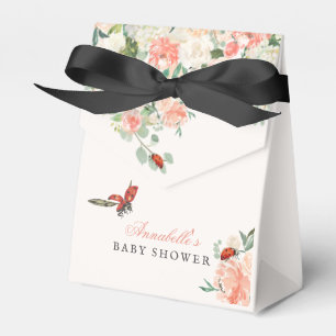 Kleine Lady Marienkäfer Rosen Mädchen Baby Shower Geschenkschachtel
