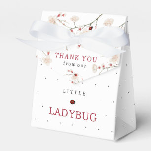 Kleine Ladybug Babydusche Geschenkschachtel