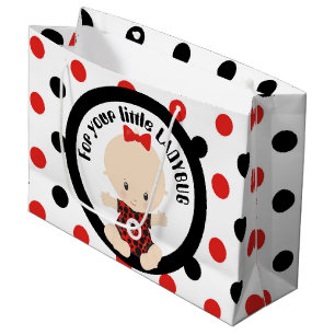 kleine Ladybug-Tasche für das Baby-Party Große Geschenktüte