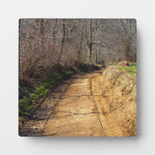 Kleine Landstraße Fotoplatte