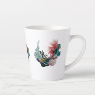 Kleine Latte Tasse 12 oz - Moderne Abstrakte Natur