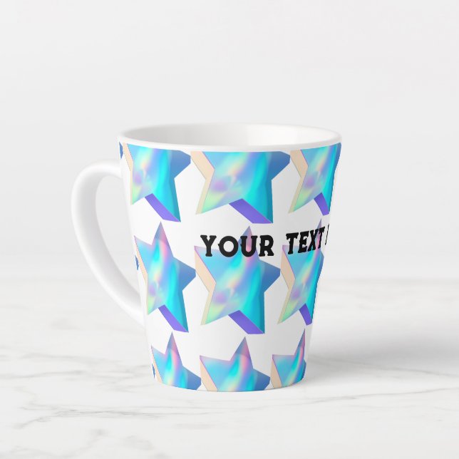 Kleine Latte Tasse, 12 oz Trinkbehälter Latte Tass Milchtasse (Linke Ecke)