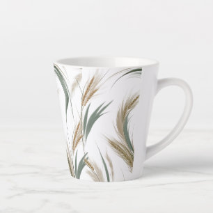 Kleine Latte-Tasse 12oz   Minimaler Bauernstil Milchtasse