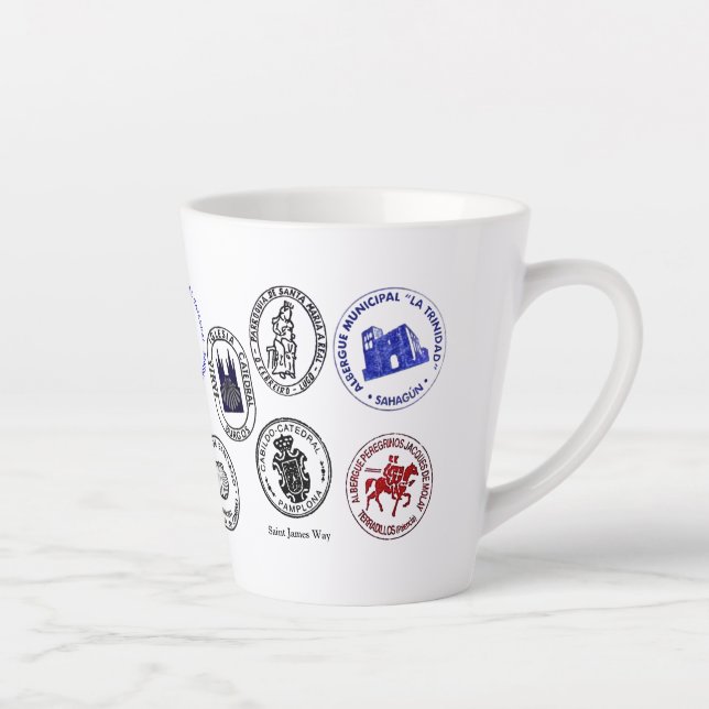 Kleine Latte Tasse Saint James Way (Rechts)