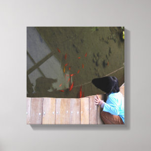 Kleine Leinwand 12x12 der ANZIEHUNGSKRAFT