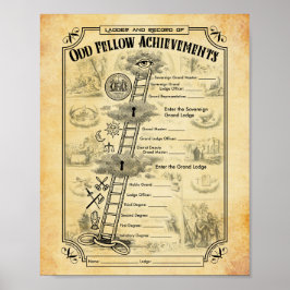 Kleine Leitung und Rekord der ungerechten Fellow-E Poster