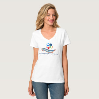 Kleine Leute der Weltorganisations-Damen T-Shirt