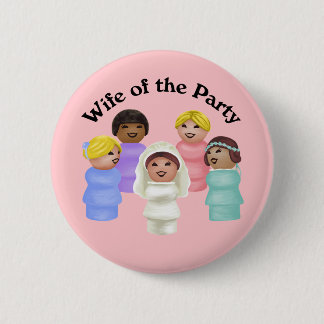 Kleine Leute Ehefrau des Party Button