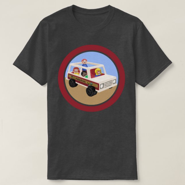Kleine Leute Vier-Weeling-Freunde T-Shirt (Design vorne)
