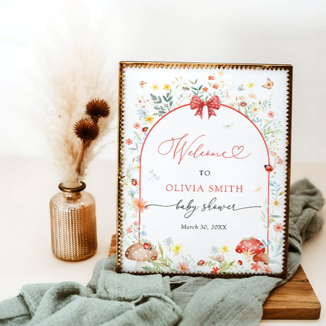 Kleine Liebe Bug Baby Dusche Willkommen Poster (Von Creator hochgeladen)