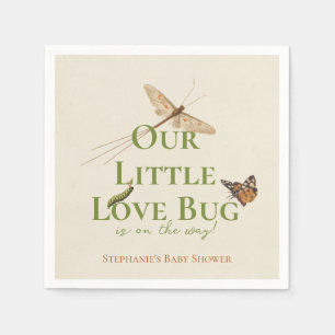 Kleine Liebe Bug Baby Duwer Gender Neutral Serviette