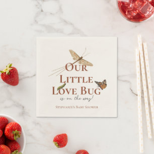 Kleine Liebe Bug Baby Duwer Gender Neutral Serviette