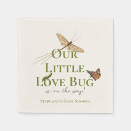 Kleine Liebe Bug Baby Duwer Gender Neutral Serviette