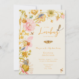 Kleine Liebe Bug Butterfly Boho Babydusche Einladung