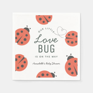 Kleine Liebe Bug Ladybug Babydusche Napkins Serviette