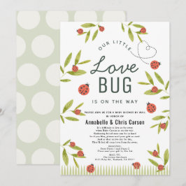 Kleine Liebe Bug Ladybug Kinderdusche per Mail Einladung