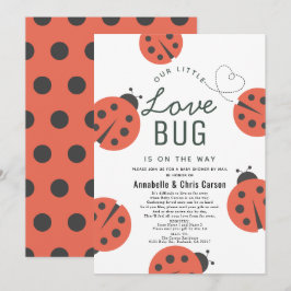 Kleine Liebe Bug Ladybug Kinderdusche per Mail Einladung