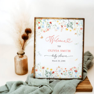 Kleine Liebe Bug Niedlich Garden Baby Dusche Willk Poster