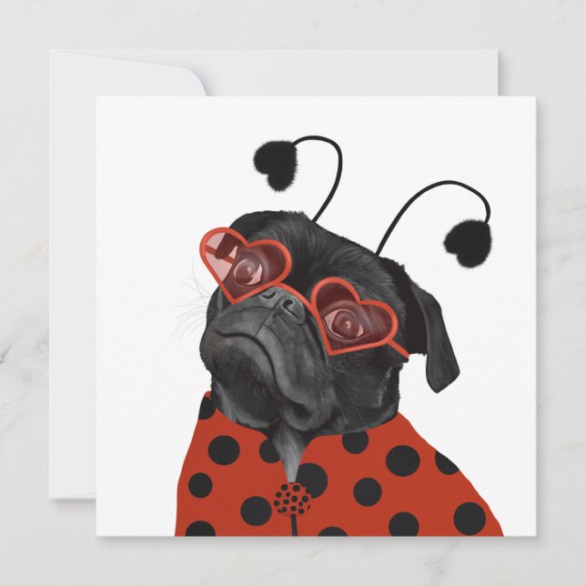 Kleine Liebe Mops | Mops Lovers (Vorderseite)