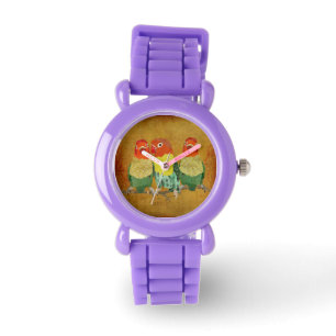 Kleine Liebe-Vogel-Uhr Armbanduhr