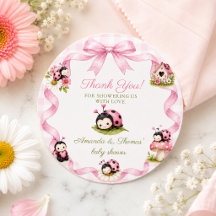 Kleine Liebeskäfer Mädchen Baby Shower