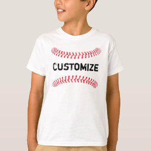 Kleine Liga Baseball Custom Team Name/Text Kids T-Shirt