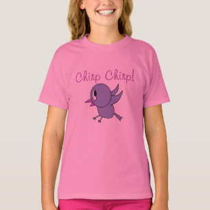 Kleine Lila Birdy T-Shirt