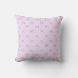 Kleine lila Schleife Feminine Pastell & Coquette Kissen