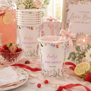 Kleine Love Bug Baby Shower Pappbecher