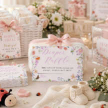 Kleine Love Bug Baby Shower Windelraffel