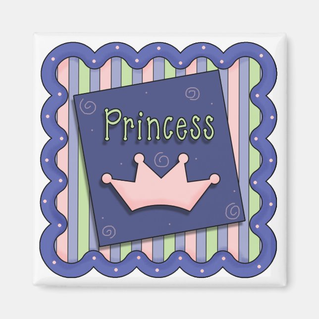 Kleine Mädchen-Prinzessin Magnet (Vorne)