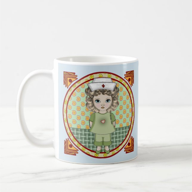Kleine Mädchenschwester Kaffeetasse (Links)