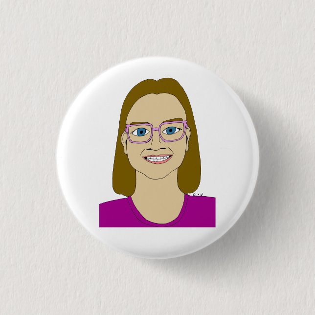 kleine Mädchentaste Button (Vorderseite)