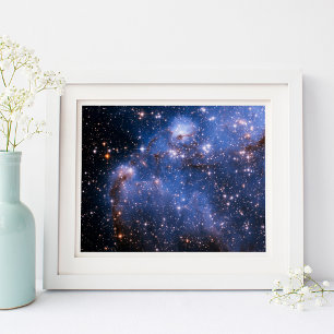 Kleine Magellansche Wolke Blaues Weltraumfoto 10x8 Poster