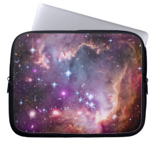 Kleine Magellansche Wolke in Lila Laptopschutzhülle