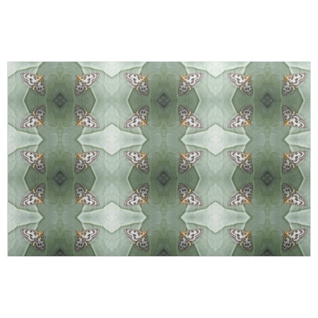 Kleine Magpie Moth Gemustertes Tierhandwerk Stoff (Fat Quarter (45,7 x 55,9 cm))