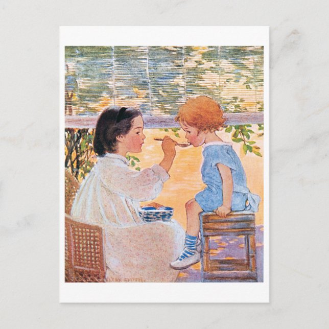 Kleine Mama, Jessie Willcox Smith Postkarte (Vorderseite)