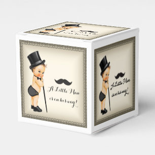 Kleine-Mann-Schnurrbart-Baby-Party Geschenkschachtel